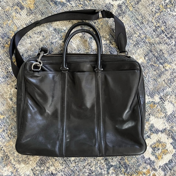 Coach briefcase in black. Great used condition. - Picture 3 of 5